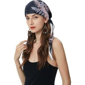 Chemo Headwear for Women Pre Tied Head Scarf Lightweight Turban Beanie Cap